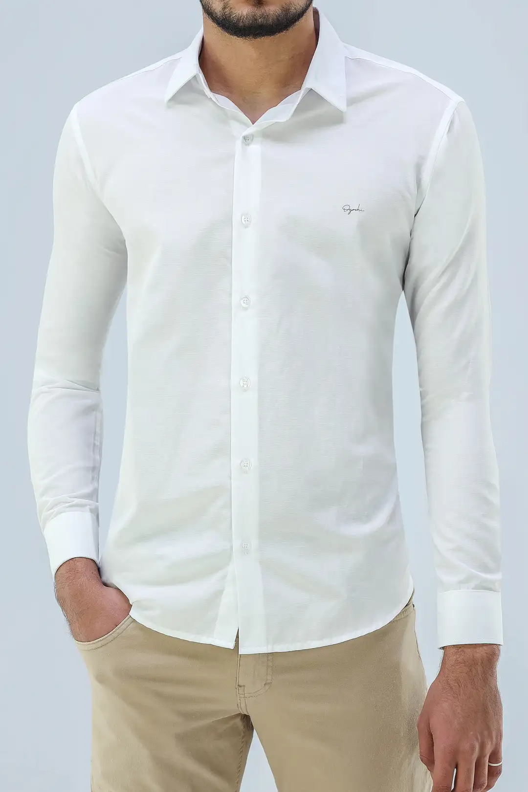 Camisa ML essencial slim