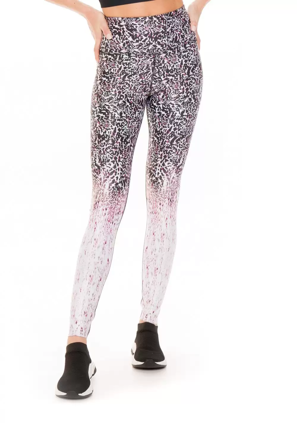 Legging Rola Moça Dupla Face M  Moda Esportiva Feminina Rola Moça