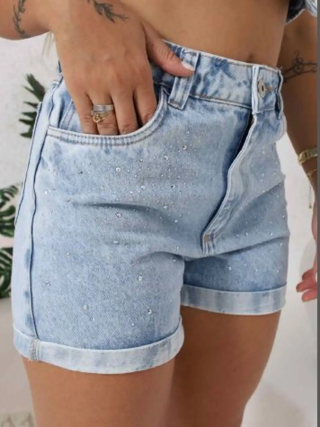 Shorts aplicação 